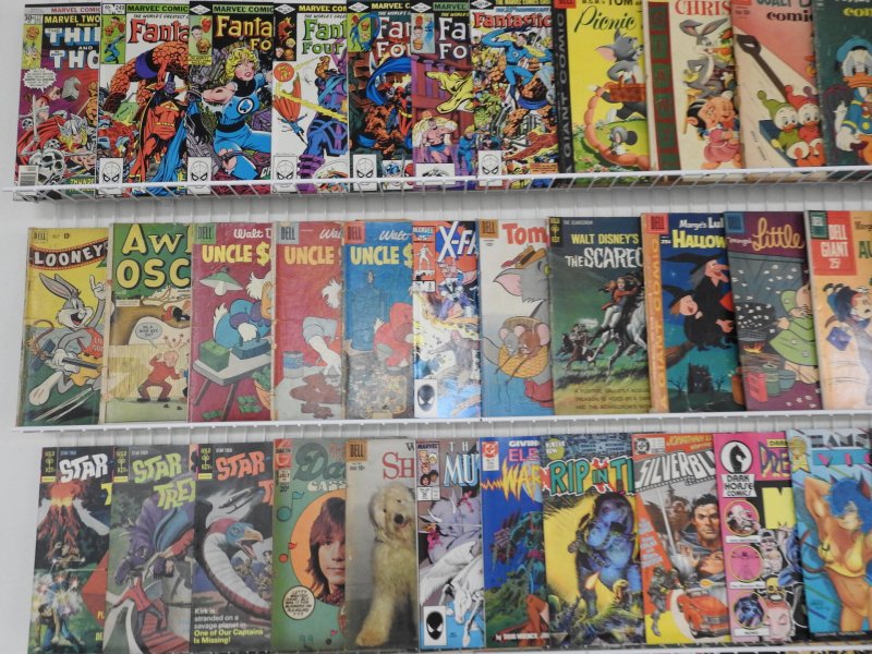 Huge Lot of 140+ Comics W/ Eternals, Fantastic Four, Star Trek, X-Men+