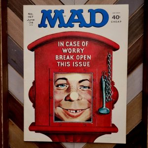 Vintage MAD Magazine #167 (Jun 1974)  My Fair Laddie | Basebrawl