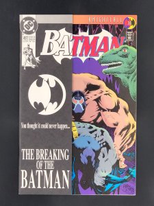 Batman #497 (1993) Variant Cover with Card Stock Overlay