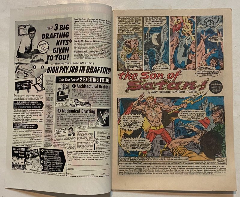 *Marvel Spotlight (1971) #12 Very Fine (Son of Satan Origin & 2nd Appearance!)