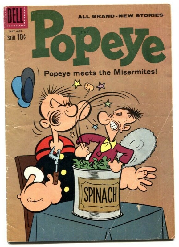 Popeye #55 1960- Dell silver age comic VG-