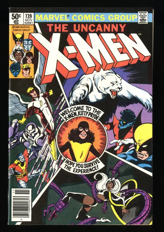 X-Men #139 NM- 9.2 Newsstand Variant Wolverine!