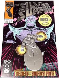 SILVER SURFER#50 VF/NM 1991 THANOS MARVEL COMICS