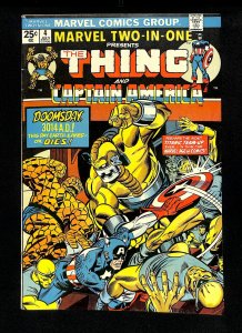 Marvel Two-In-One #4 Thing Captain America!