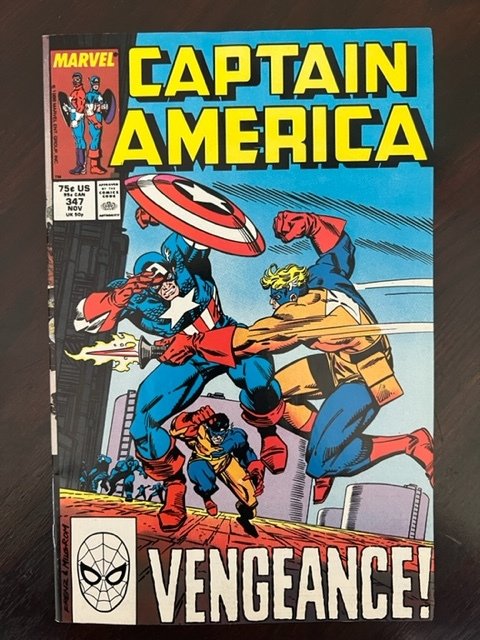 Captain America #347 Direct Edition (1988) - NM