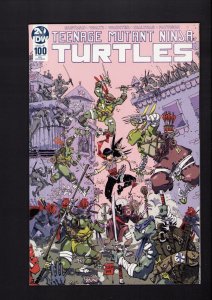 Teenage Mutant Ninja Turtles #100 - SIGNED + SKETCH REMARK BC! (9.0/9.2) 2019