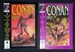 1987/88 CONAN SAGA Magazine #5 6 7 8 & 9 FN-/FN+ Barry Smith Reprints LOT of 5