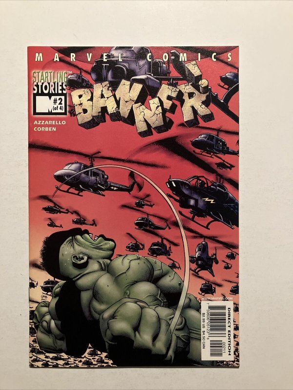 Banner #1 #2 #3 #4 Complete Set Lot Richard Corben Brian Azzarello 2001 Marvel