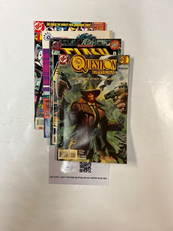 4 DC Comics The Joker # 1 + Chase # 1 + Flash # 7 + The Question # 1  75 JS51