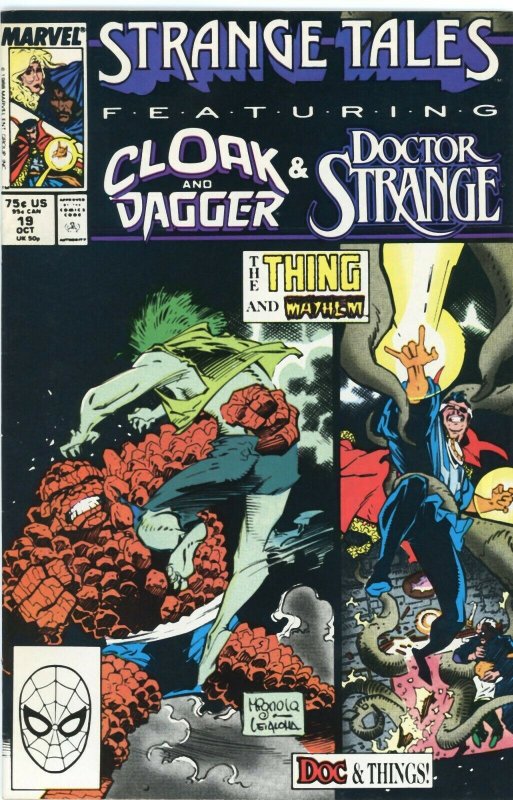 STRANGE TALES 2nd series Full Run #1-19 Marvel Comics 1987 