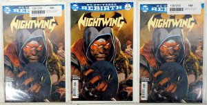 Nightwing Lot of 3 #7 B x3 (2016) DC Comics 9.4 NM Var 1st Print Comic Books