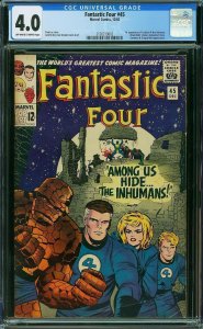 Fantastic Four #45 (1965) CGC 4.0 (1965) 1st App The Inhumans !!!