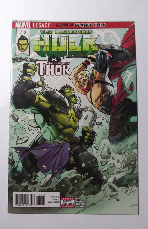 Incredible Hulk #712 (2018) !!! $4.99 UNLIMITED SHIPPING !!!