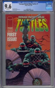 TEENAGE MUTANT NINJA TURTLES #1 CGC 9.6 IMAGE COMICS 