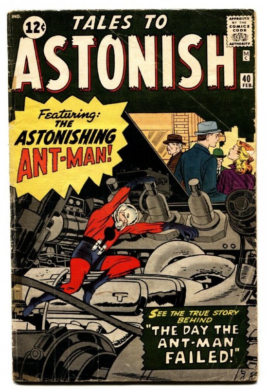 TALES TO ASTONISH #40 comic book 1963-JACK KIRBY-MARVEL