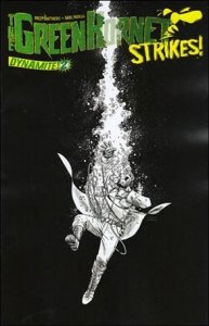 Green Hornet Strikes 2-B Black and White 1:25 Cover NM