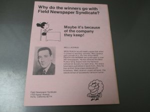 1979 CARTOONIST PROFILES #43 Mort Walker Milton Caniff VF