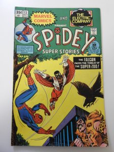 Spidey Super Stories #13 (1975) VG- Condition tape pull bc