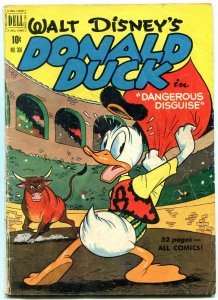 Donald Duck in Dangerous Disguise- Four Color Comics #308 Barks g/vg 