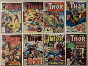 Thor comics lot #340-398 + 2 annual 42 diff avg 6.0 (1984-88)