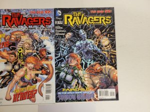2 Ravagers DC Comic Books #1 2 New 52 85 TJ5