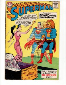 Superman #165 (1963) BEAUTY AND THE SUPER-BEASTS!: / ID#389