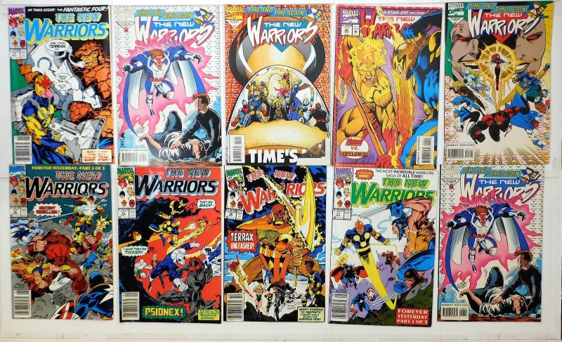 New Warriors Lot 10 #11, 12, 15, 16, 17, 42, 47, 48 x2, 50 1991 Marvel Comics