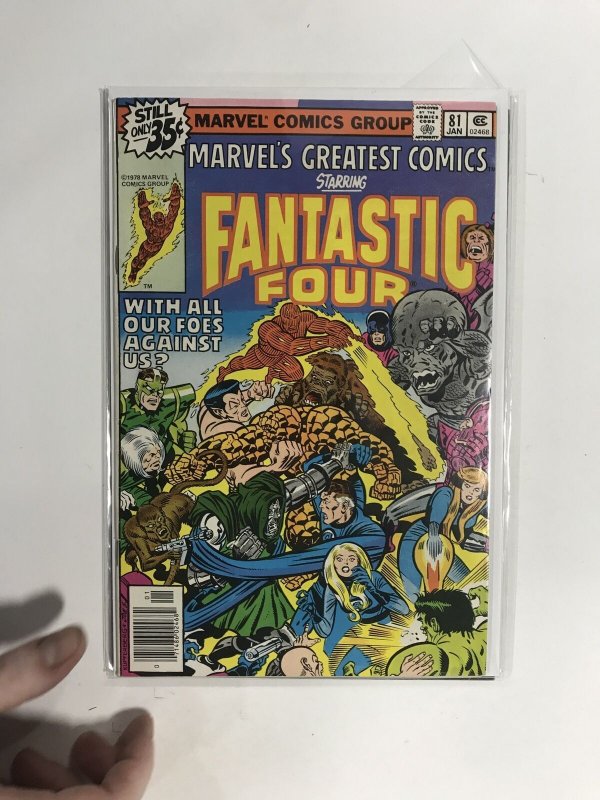 Marvel's Greatest Comics #81 (1979) VF3B122 VERY FINE VF 8.0