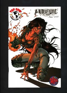 WITCHBLADE #100 - Michael Turner Gold Foil Title Variant LTD 750 (9.2OB) 2006