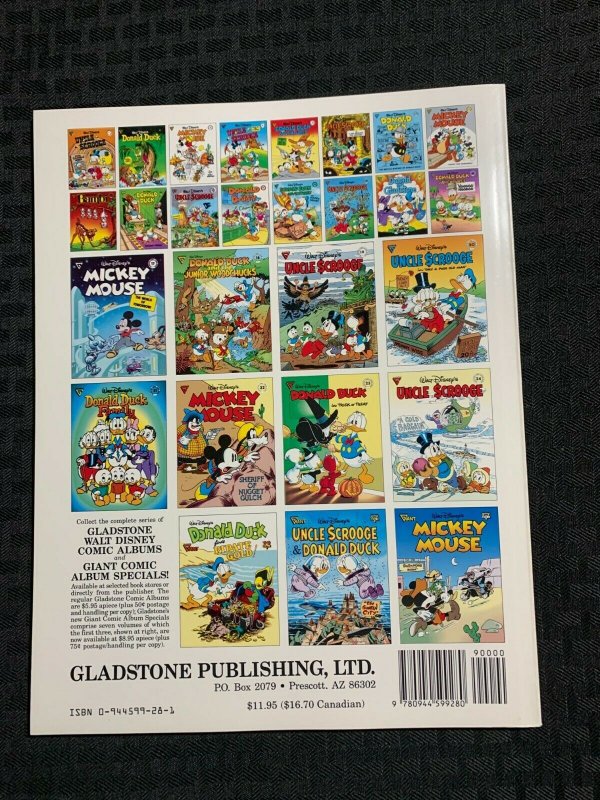 GLADSTONE GIANT #4 Uncle Scrooge vs Flintheart Glomgold SC VF+ 8.5 / Fisherman