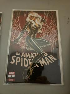 Amazing Spider-Man #1 Mark Brooks Variant Black Cat Marvel 2018