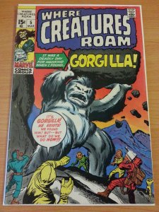 Where Creatures Roam #5 ~ VERY FINE VF~ 1971 MARVEL COMICS