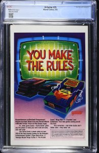 X-Factor #75 (2/92) Graded CGC 9