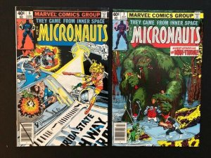 LOT of 8~MARVEL THE MICRONAUTS #2-7, 9-10  1978/79 FINE/VERY FINE  (A183)