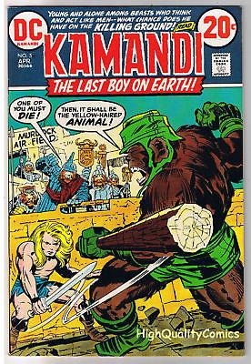 KAMANDI #5, VF-, Jack Kirby, Last Boy on Earth, 1972, more JK in store