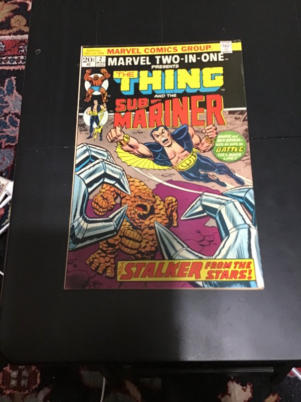 Marvel Two-in-One #2 (1974) The Thing and Namor! 2nd issue! VF/NM Boca CERT! Wow