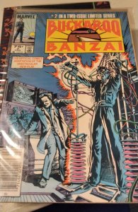 Buckaroo Banzai #2 Newsstand Edition (1985) Buckaroo Banzai 