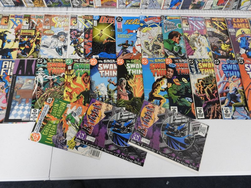 Huge Lot 140+ Comics W/ Swamp Thing, Avengers, Batman, +More! Avg VF- Condition!