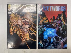 5 IMAGE comic books Wetworks #10 11 Sourcebook Prophet #5 7 63 KM40