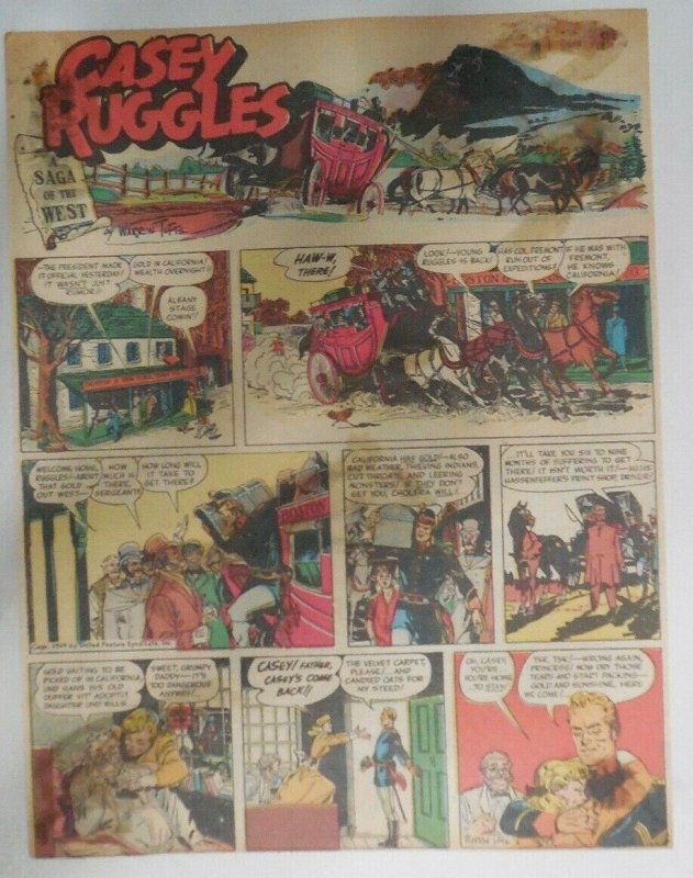 29/31 Casey Ruggles  by Warren Tufts from #1 First Year! 1949 Tabloid 11 x 15 in