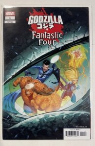 Godzilla vs. Fantastic Four Iban Coello Cover (2025)