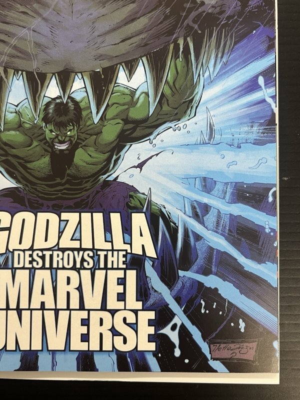 Godzilla Destroys The Marvel Universe #4 1:25 Netho Diaz Var IN-HAND PROSHIPPER