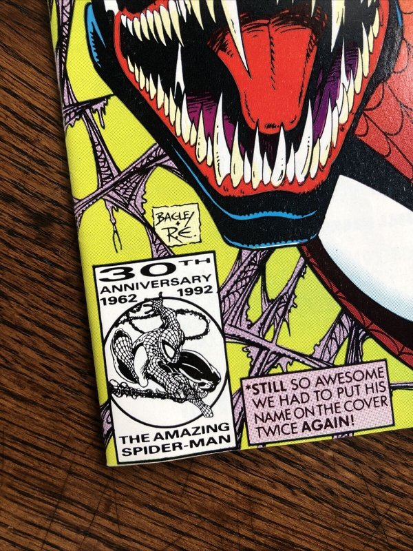 Amazing Spider-Man #363 PRIMO!! 1992 Marvel Carnage Venom NM