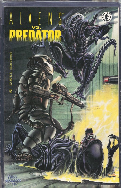 Aliens vs. Predator #3 (1990) | Comic Books – Copper Age, Horror & Sci …