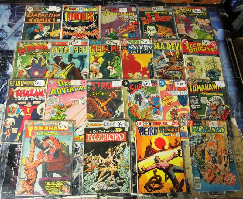 DC SILVER - BRONZE AGE BONANZA! 21 books FAIR  to FINE! 100 PAGE GIANTS, BATMAN