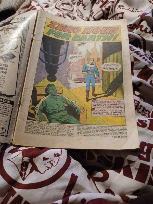 Strange Adventures #71 Dc Comics 1956 Silver Age Scifi Art Zero Hour For Earth