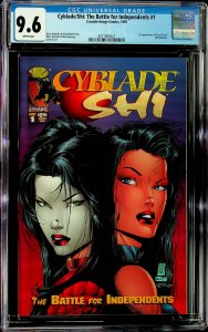 Cyblade/Shi: Battle for Independents #1 (1995) - CGC 9.6 - Cert#4371905021