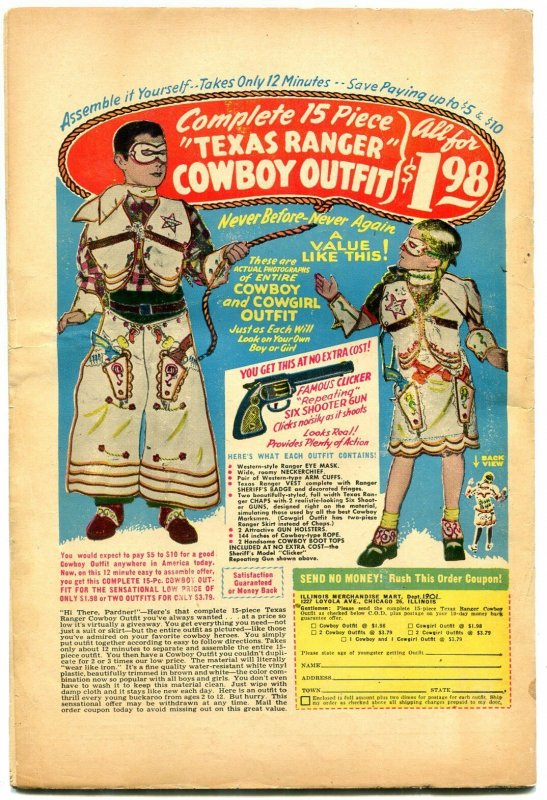 CRIME & PUNISHMENT #50 1952-CHARLES BIRO-LEV GLEASON FN/VF