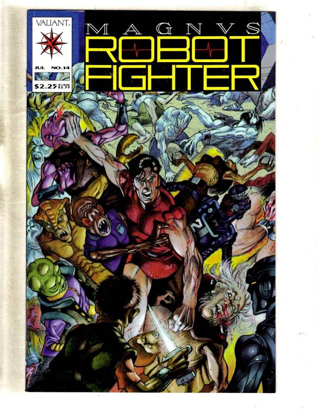 Magnus Robot Fighter # 14 NM Valiant Comic Book Rai Bloodshot Unity MR6