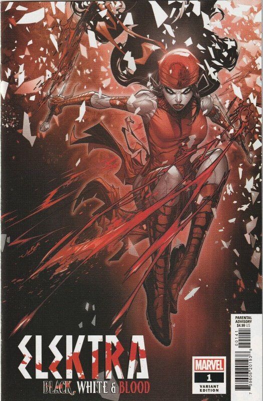 Elektra Black White & Blood # 1 Jonboy Meyers Variant Cover NM Marvel 2021 [N6]